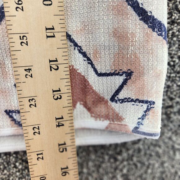 M Officer size 1 juniors sequined knee lengthed straight pencil skirt - Picture 4 of 7